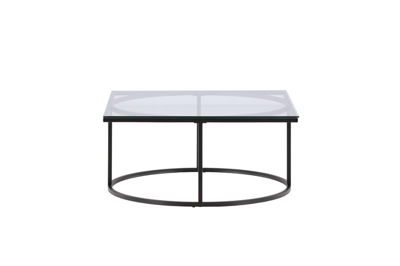 Soffbord Trinidao 90x90x42 cm - Svart - Soffbord