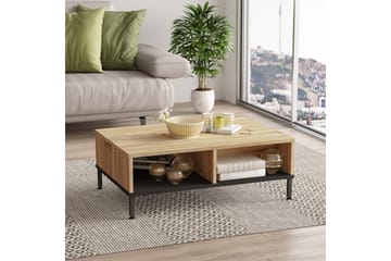 Soffbord Troter 90 cm - Natur/Svart - Möbler - Bord & matgrupp - Soffbord