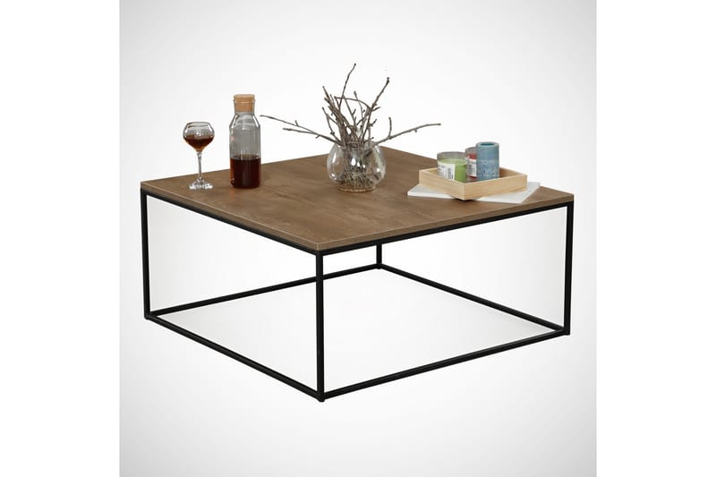 Soffbord Ubbeboda 75 cm - Brun Natur/Svart - Möbler - Bord & matgrupp - Soffbord