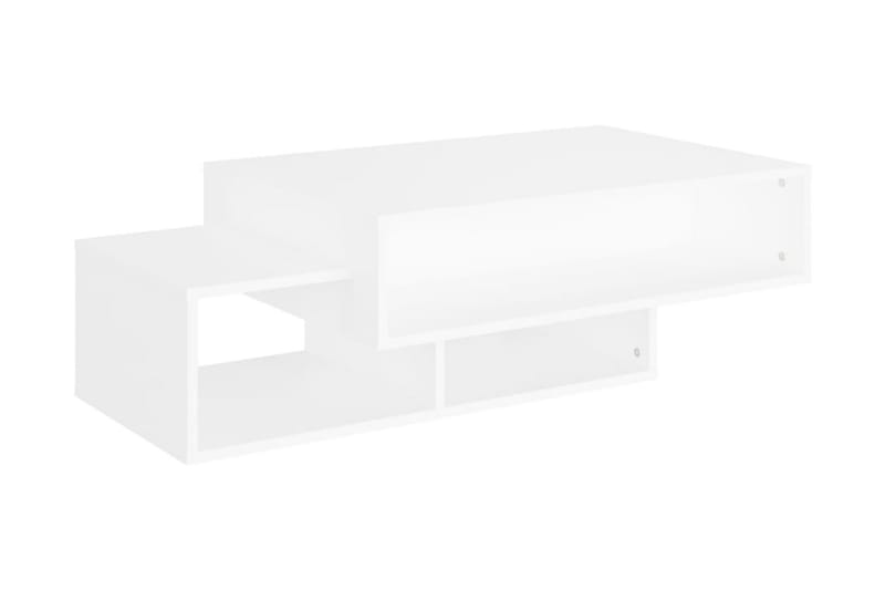 Soffbord vit 105x55x32 cm spånskiva - Vit - Soffbord