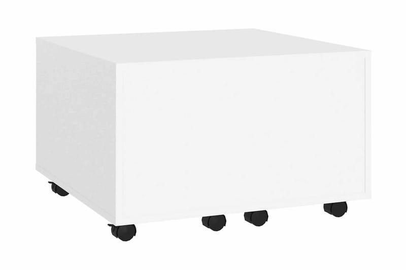 Soffbord vit 60x60x38 cm spånskiva - Vit - Soffbord