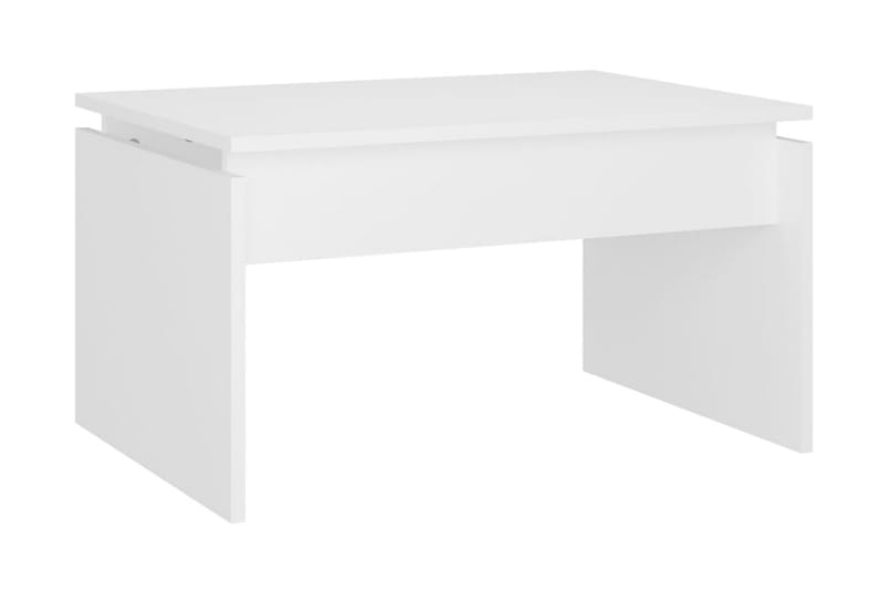 Soffbord vit 68x50x38 cm spånskiva - Vit - Soffbord