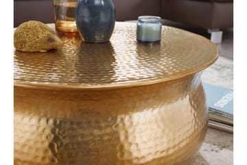 Soffbord Vivie 60 cm Runt - Guld - Möbler - Bord & matgrupp - Soffbord