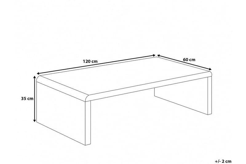 Soffbord Wakadi 120 cm - Vit - Möbler - Bord & matgrupp - Soffbord
