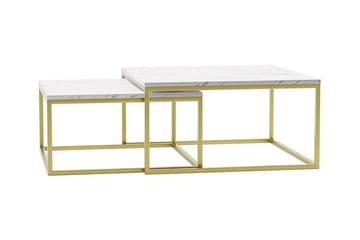 Soffbord Wardner 76 cm - Guld - Möbler - Bord & matgrupp - Soffbord