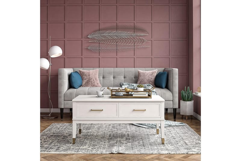 Soffbord Westerleigh 106 cm Höj-och Sänkbart m Förvaring Låd - CosmoLiving - Möbler - Bord & matgrupp - Soffbord - Höj och sänkbart soffbord