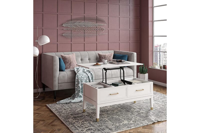 Soffbord Westerleigh 106 cm Höj-och Sänkbart m Förvaring Låd - CosmoLiving - Möbler - Bord & matgrupp - Soffbord - Höj och sänkbart soffbord
