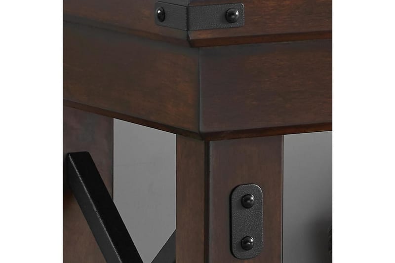 Soffbord Wildwood 112 cm med Förvaring Hylla Espresso - Dorel Home - Möbler - Bord & matgrupp - Soffbord