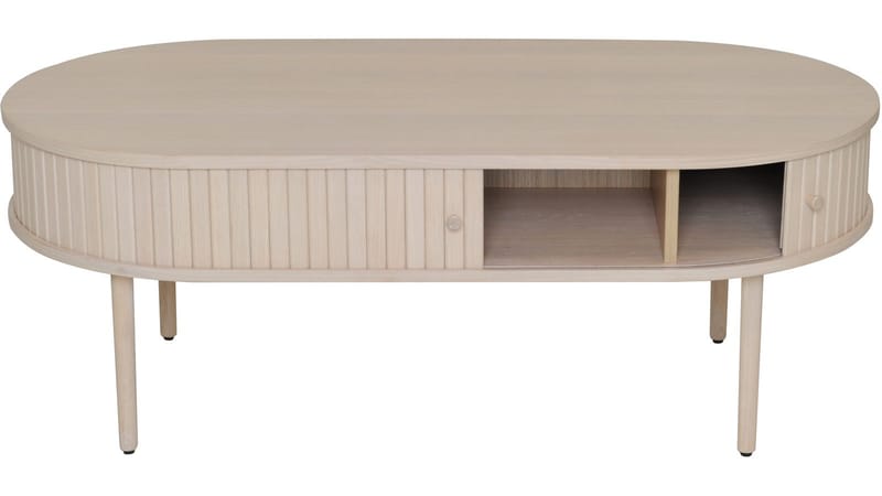 Soffbord Yngvar 120x60 cm - Vitpigmenterad ek - Möbler - Bord & matgrupp - Soffbord