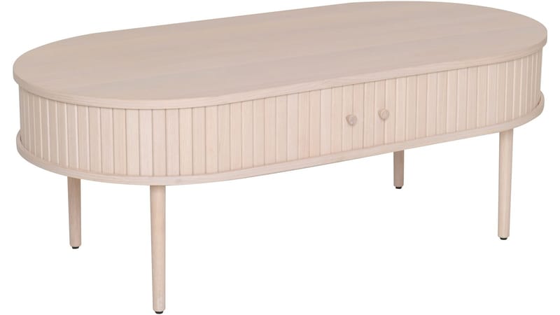 Soffbord Yngvar 120x60 cm - Vitpigmenterad ek - Möbler - Bord & matgrupp - Soffbord