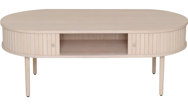 Soffbord Yngvar 120x60 cm - Vitpigmenterad ek - Möbler - Bord & matgrupp - Soffbord