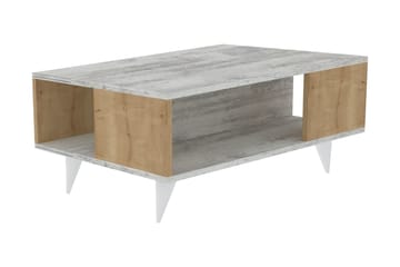Soffbord Zimona 90x39,5x90 cm - Vit - Möbler - Bord & matgrupp - Soffbord