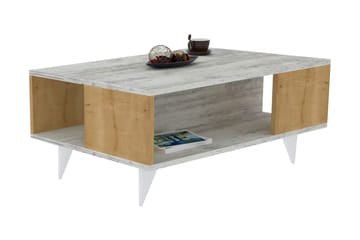 Soffbord Zimona 90x39,5x90 cm - Vit - Möbler - Bord & matgrupp - Soffbord