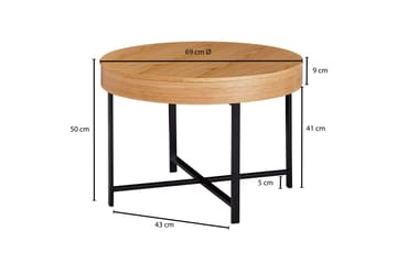 Soffbord Pritchet 69 cm - Trä|natur - Möbler - Bord & matgrupp - Soffbord