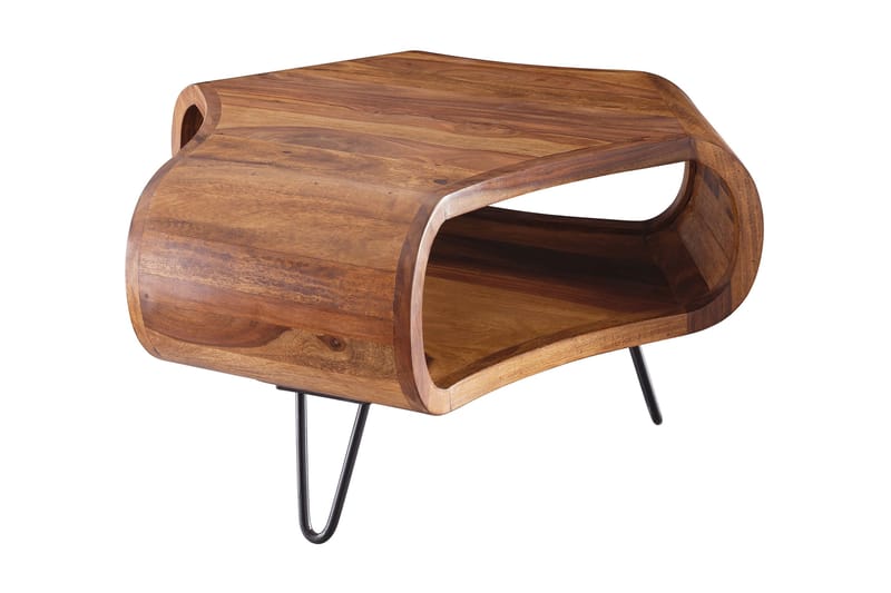 Soffbord Proffer 55 cm - Trä|natur - Soffbord med hjul - Höj och sänkbart soffbord - Soffbord med förvaring - Klaffbord & hopfällbart bord - Marmorbord - Soffbord