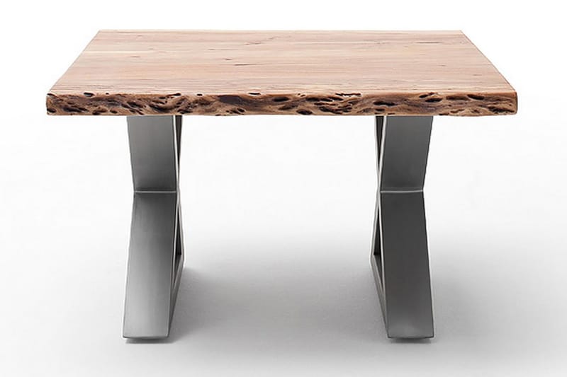 Soffbord Pomaire 75 cm Ben X-form - Brun Natur - Möbler - Bord & matgrupp - Soffbord