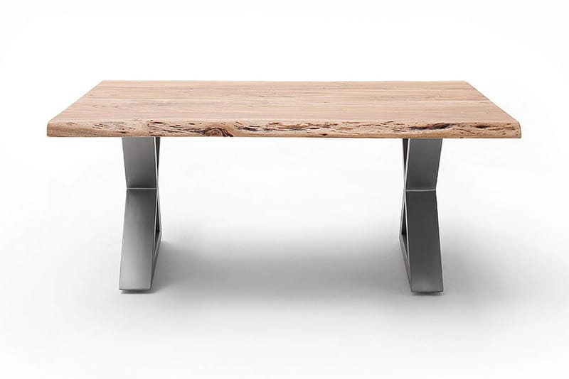 Soffbord Pomaire 110 cm Ben X-form - Brun Ek - Möbler - Bord & matgrupp - Soffbord