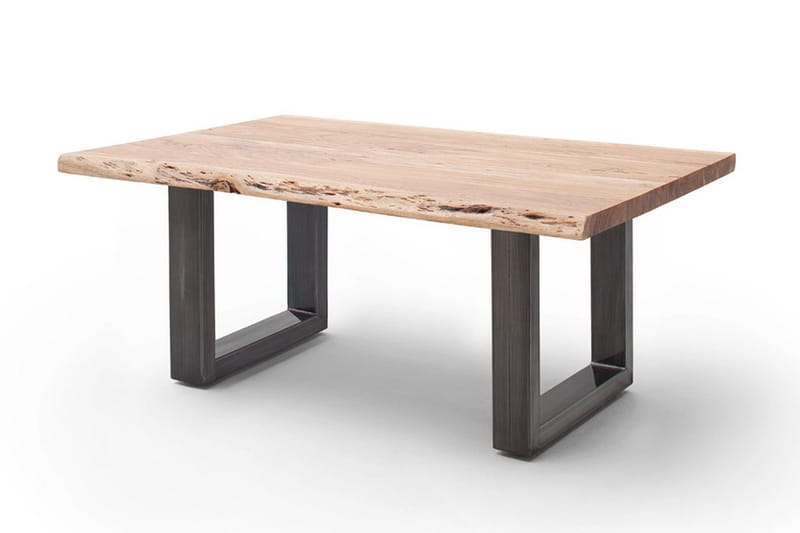Soffbord Pomaire 110 cm Ben U-form - Brun/Ek - Möbler - Bord & matgrupp - Soffbord