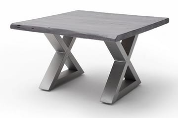 Soffbord Pomaire 75 cm Ben X-form - Silver - Möbler - Bord & matgrupp - Soffbord