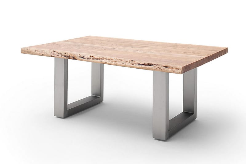 Soffbord Pomaire 110 cm Ben U-form - Natur/Grå - Möbler - Bord & matgrupp - Soffbord