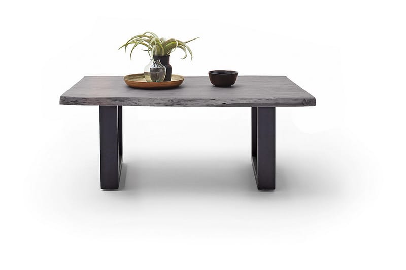 Soffbord Pomaire 110 cm Ben U-form - Grå - Möbler - Bord & matgrupp - Soffbord