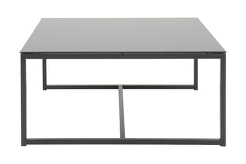 Soffbord Pearce 100 cm - Glas/Svart - Möbler - Bord & matgrupp - Soffbord