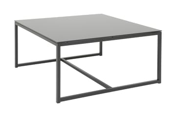 Soffbord Pearce 100 cm - Glas/Svart - Möbler - Bord & matgrupp - Soffbord
