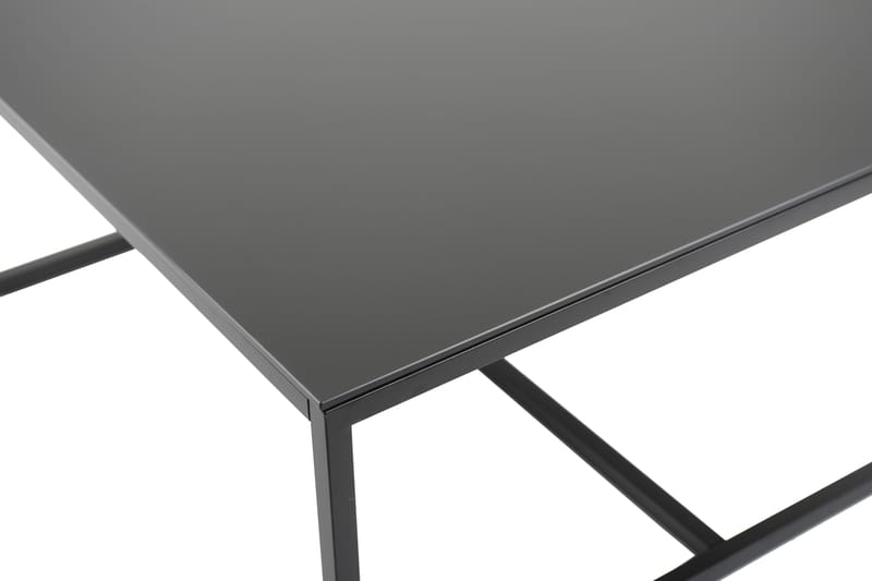 Soffbord Pearce 100 cm - Glas/Svart - Möbler - Bord & matgrupp - Soffbord