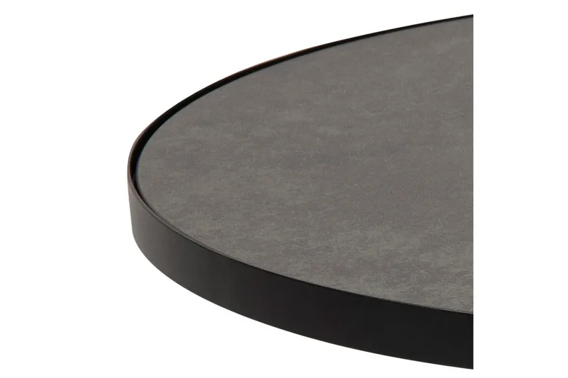 Soli Förlängingsbart Soffbord 66 cm Runt - Glas/Svart/Matt Svart - Möbler - Bord & matgrupp - Soffbord