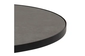 Soli Förlängingsbart Soffbord 66 cm Runt - Glas/Svart/Matt Svart - Möbler - Bord & matgrupp - Soffbord