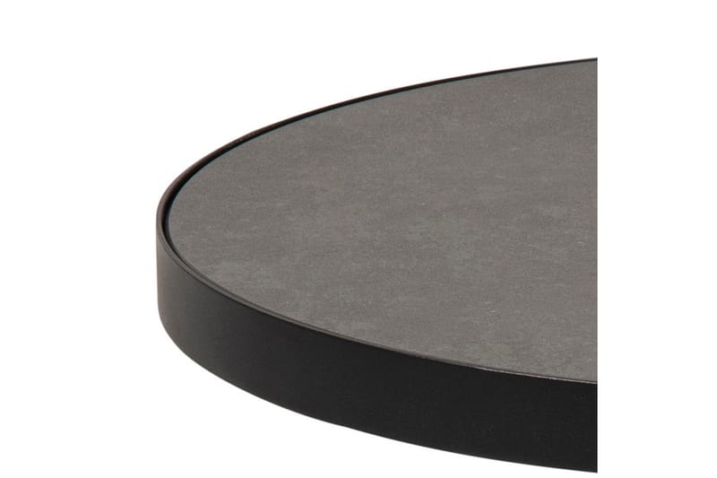 Soli Soffbord 46 cm Runt - Glas/Svart/Matt Svart - Möbler - Bord & matgrupp - Soffbord