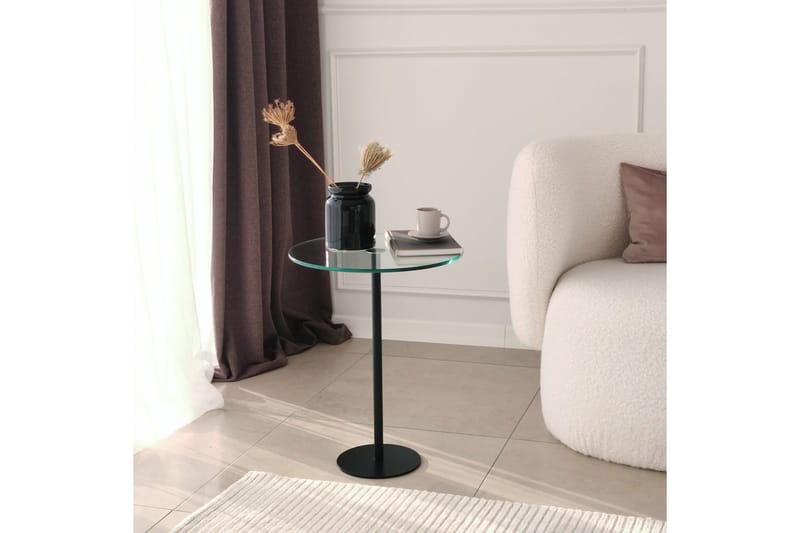 Sotinge Soffbord 40x50x40 cm Runt - Svart - Möbler - Bord & matgrupp - Soffbord