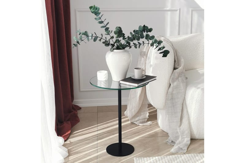 Sotinge Soffbord 40x50x40 cm Runt - Svart - Möbler - Bord & matgrupp - Soffbord