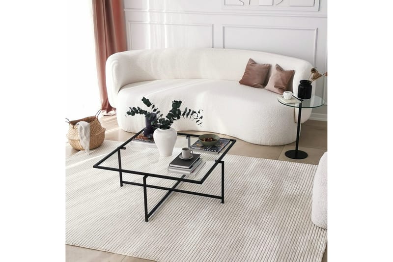 Sotinge Soffbord 40x50x40 cm Runt - Svart - Möbler - Bord & matgrupp - Soffbord
