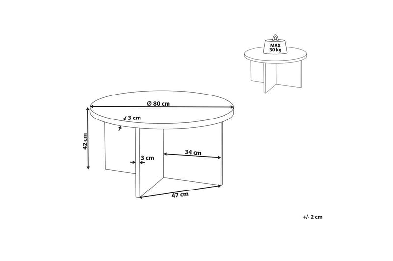 Soffbord Stanton Grå - Grå - Möbler - Bord & matgrupp - Soffbord
