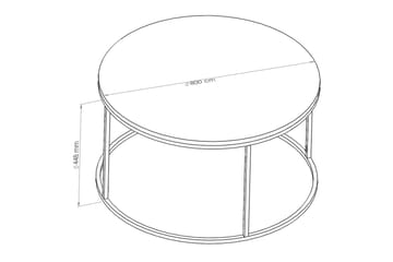 Startis Soffbord 60 cm - Svart - Möbler - Bord & matgrupp - Soffbord