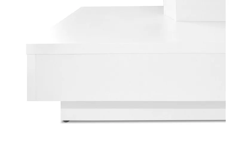 Stoliv Soffbord 70 cm Vridbart med Förvaring Hylla - Vit - Möbler - Bord & matgrupp - Soffbord - Soffbord med förvaring