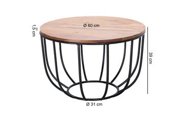 Streams Soffbord 60 cm - Trä/natur - Möbler - Bord & matgrupp - Soffbord