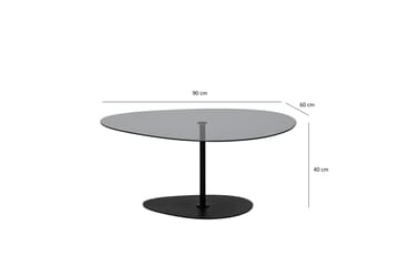 Svanabyn Soffbord 90 cm - Grå/Svart - Möbler - Bord & matgrupp - Soffbord