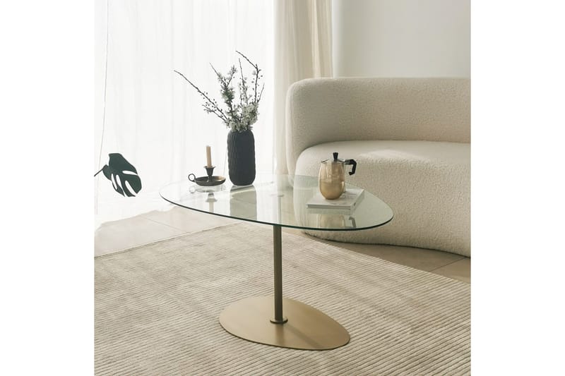 Svanabyn Soffbord 90 cm - Guld - Möbler - Bord & matgrupp - Soffbord