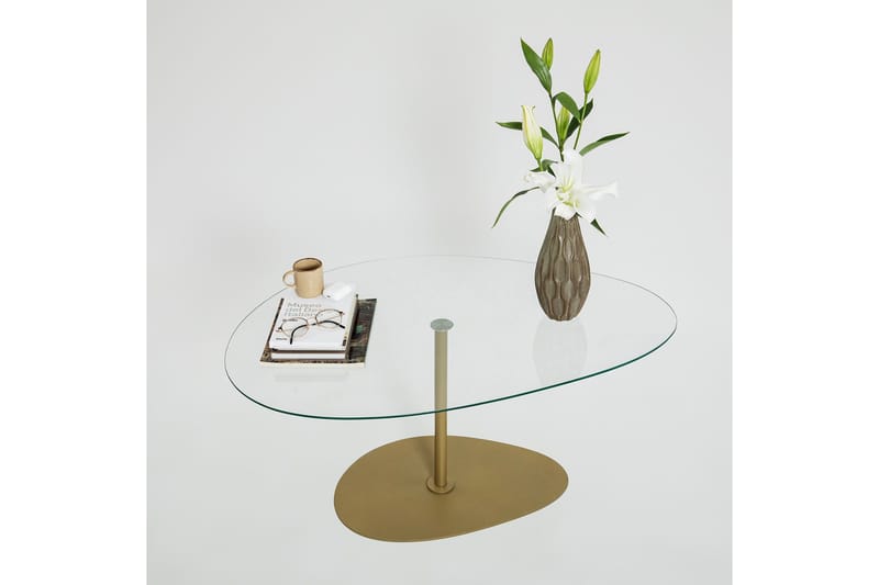 Svanabyn Soffbord 90 cm - Guld - Möbler - Bord & matgrupp - Soffbord