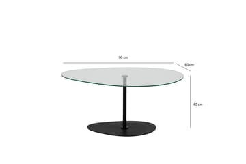 Svanabyn Soffbord 90 cm - Svart - Möbler - Bord & matgrupp - Soffbord