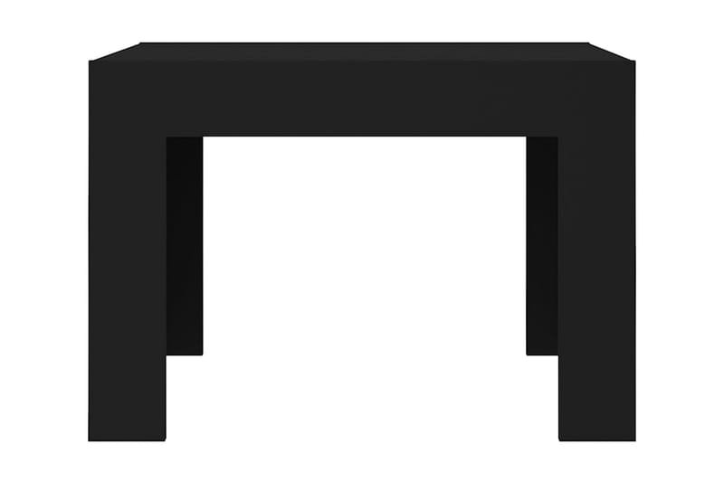 Soffbord svart 50x50x35 cm spånskiva - Svart - Soffbord