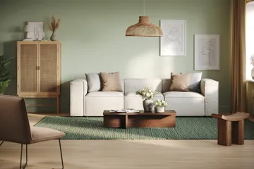 Soffbord Töreboda Rektangulärt 120 cm - Svart trälook - Möbler - Bord & matgrupp - Soffbord