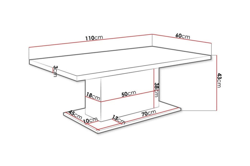 Tallow Soffbord 60 cm Brown - Möbler - Bord & matgrupp - Soffbord