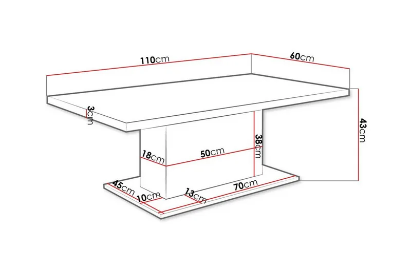 Tallow Soffbord 60 cm Brown - Möbler - Bord & matgrupp - Soffbord