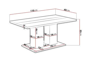 Tallow Soffbord 60 cm NO_BRAND White - Möbler - Bord & matgrupp - Soffbord