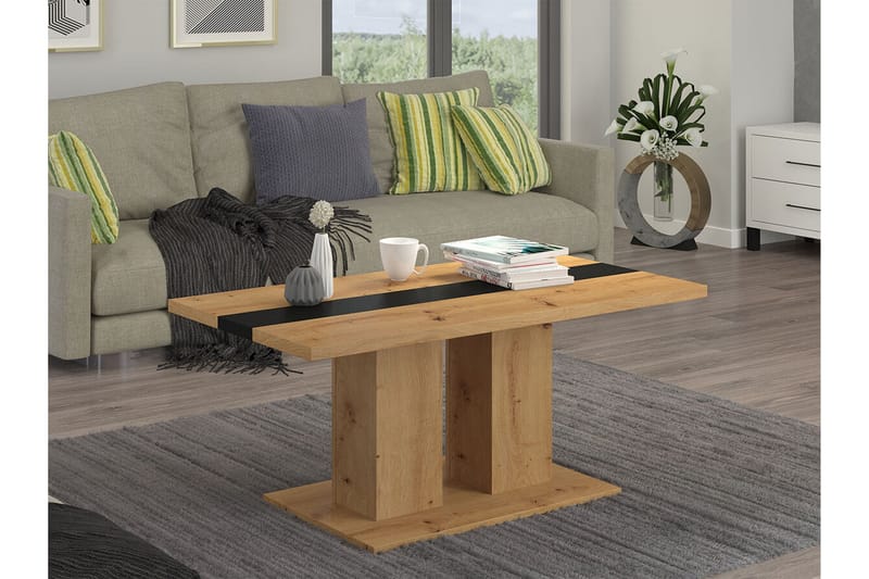 Tallow Soffbord 60 cm Rektangulärt i Målat Trä - Svart - Möbler - Bord & matgrupp - Soffbord
