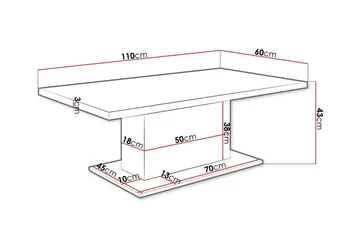 Tallow Soffbord 60 cm White - Möbler - Bord & matgrupp - Soffbord