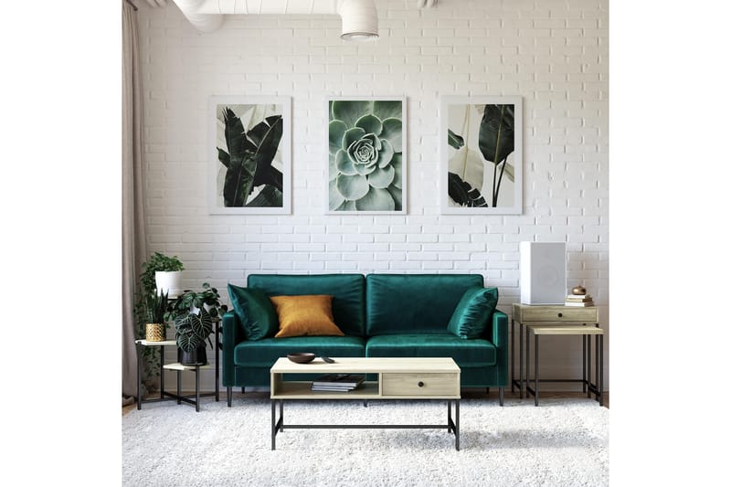 Tamlin Soffbord 102x50 cm Brun, Novogratz